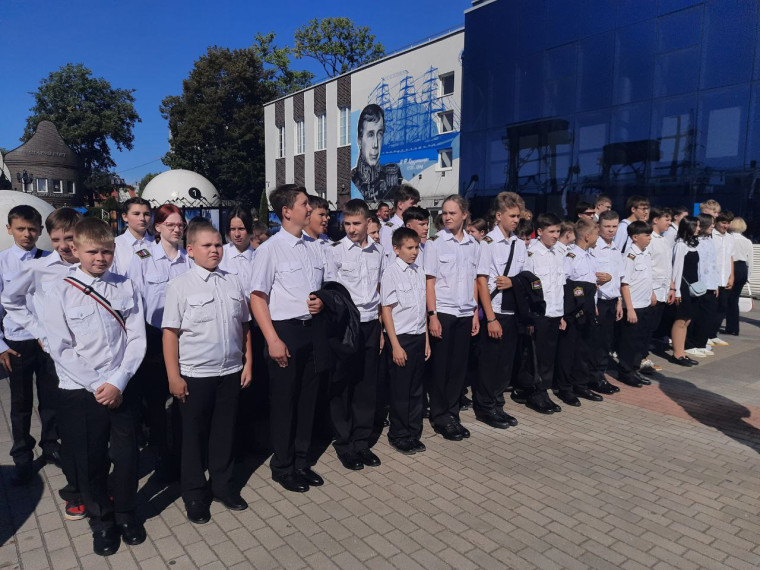 У лицеистов КМЛ День знаний в Музее Мирового океана.